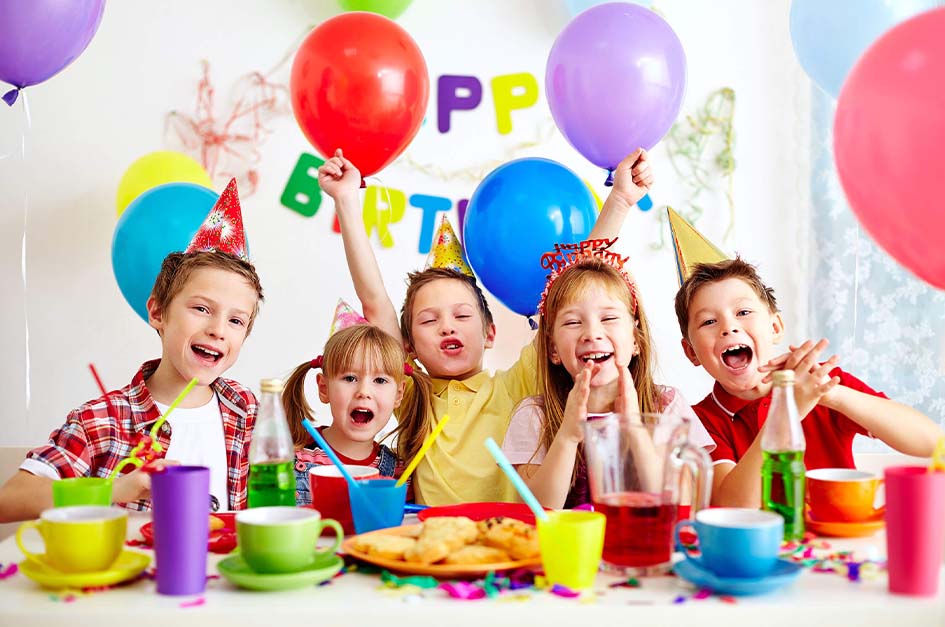 Children at a birthday Party